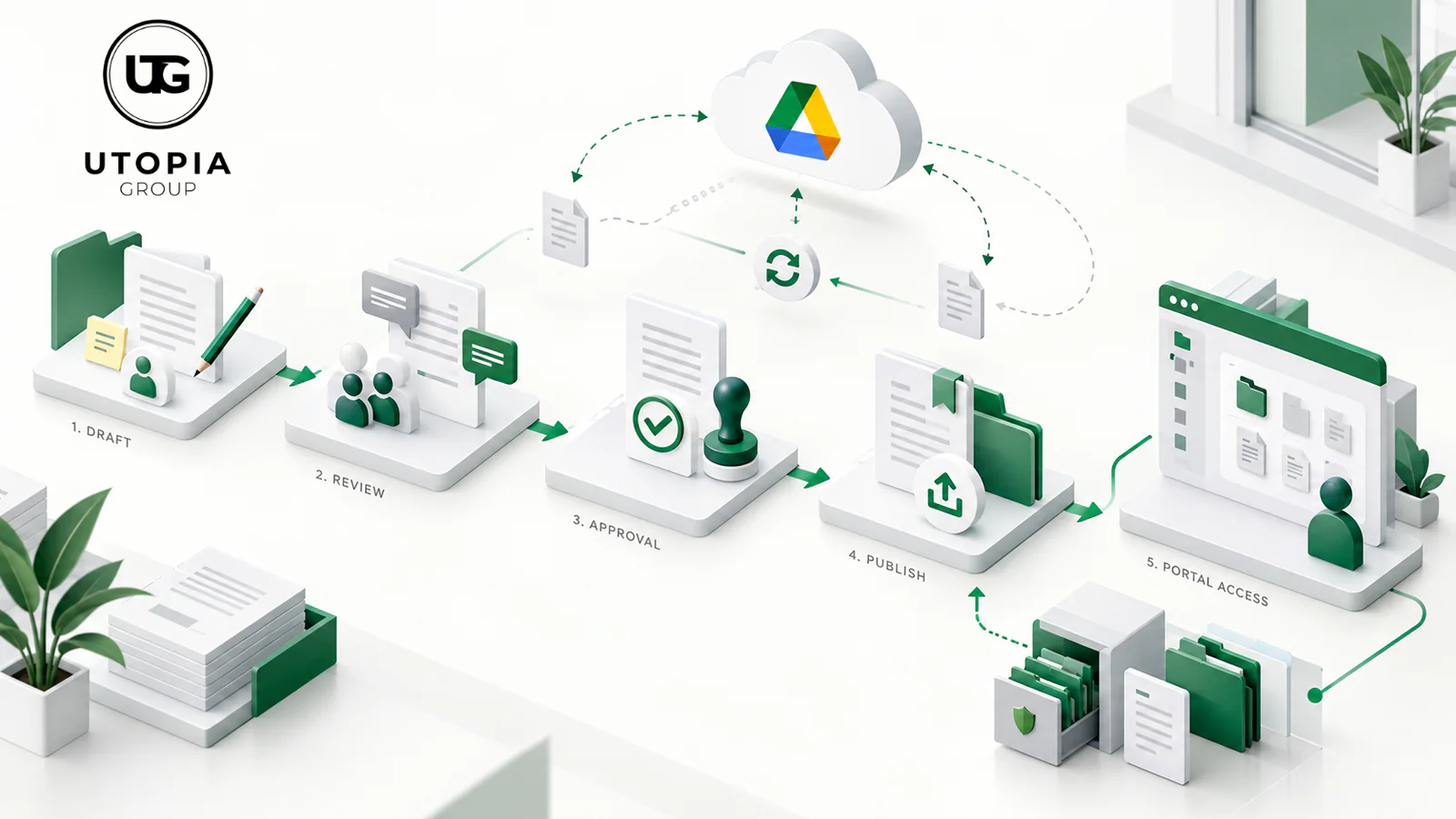 Artwork Document Management System × Google Drive — UTOPIA